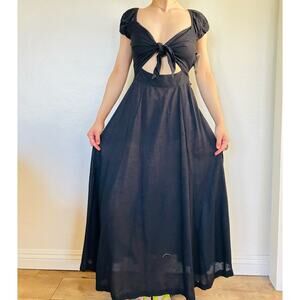 Free People Black Maxi Dress